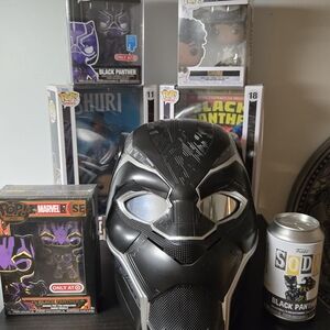 Marvel Black and Silver Panther Helmet